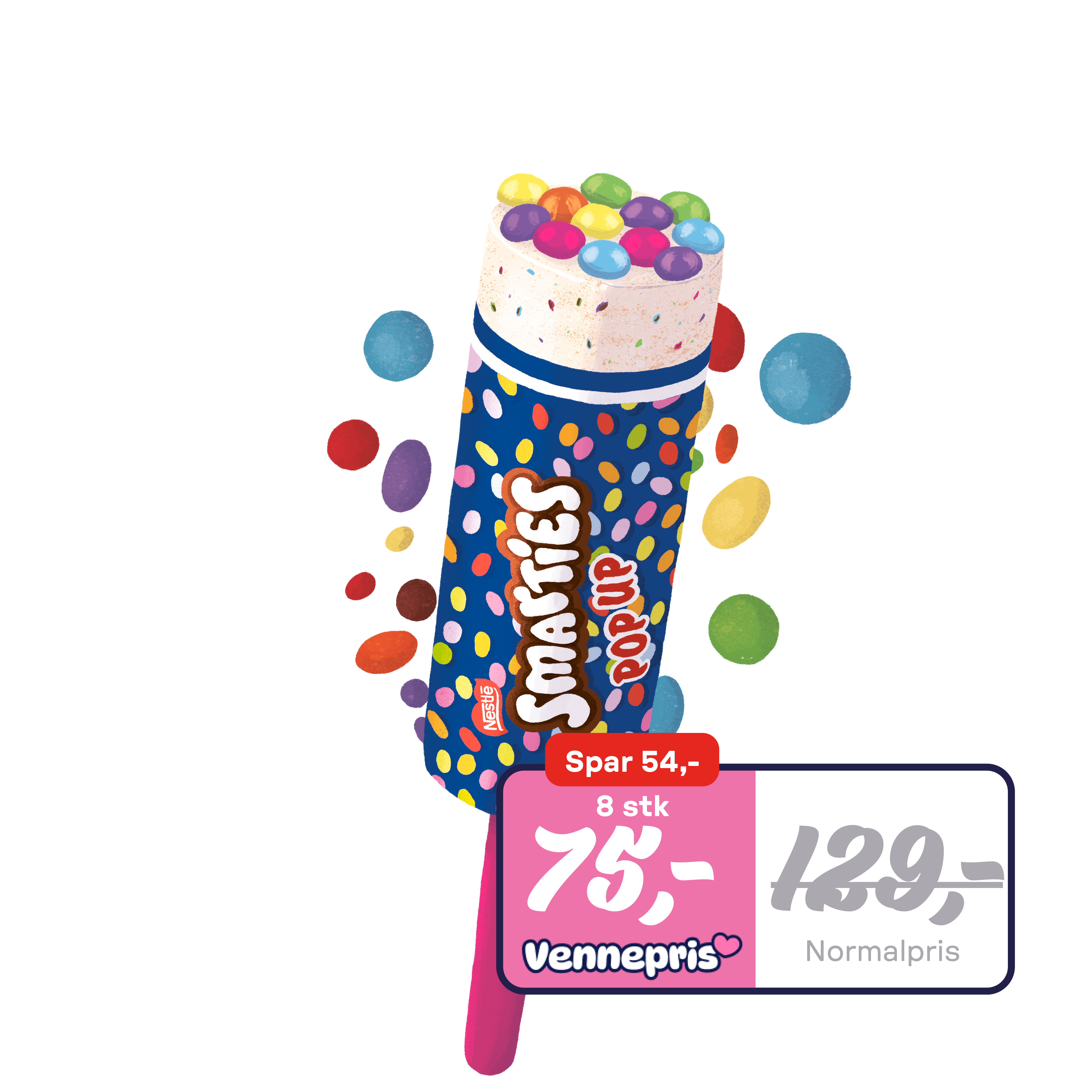 Smarties Pop up
